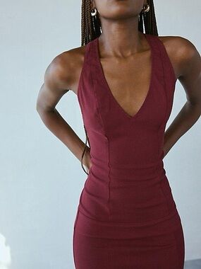 New Urban Outfitters Silence + Noise Burgundy Mini Dress